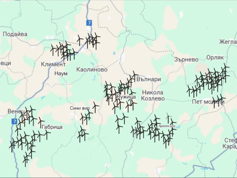 Обществени обсъждания за изграждането на 50 ветрогенератора в Шуменска област