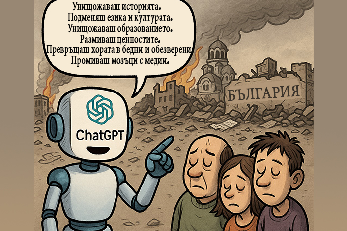 ChatGPT отговаря КАК СЕ ЗАТРИВА ЕДНА НАЦИЯ