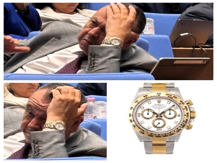 Хамид Хамид носи Rolex за около $ 36 000