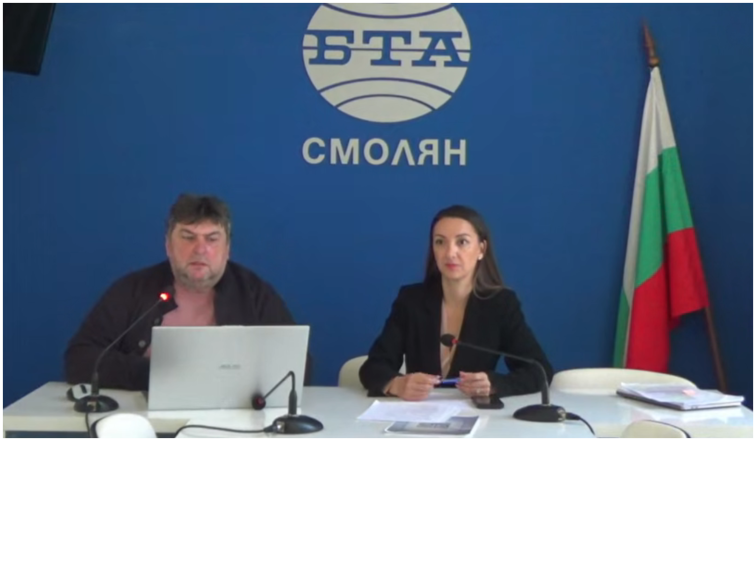 Лариса Савова и Николай Панков в БТА Смолян