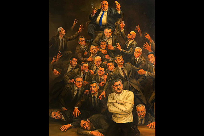 Българската политическа мафия увековечена в картина за поколенията