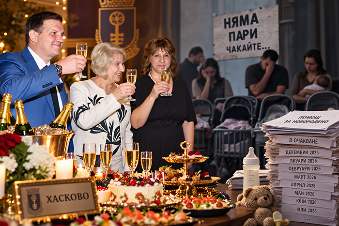 Три дни яли, пили и се веселили. А за бебетата... на кой му пука