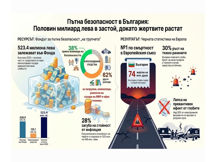 МВР харчило милиони за канцеларски материали вместо за пътна безопасност 