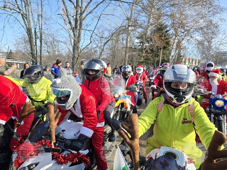 „Мото Коледа“ в Плевен отчете рекордни дарения за деца в нужда