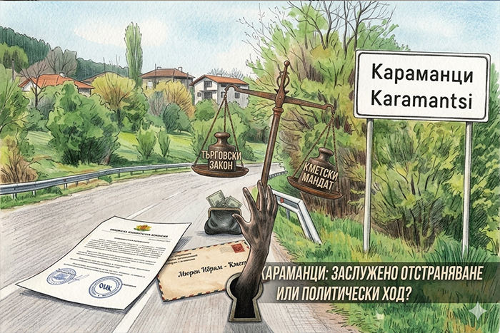 Кмета на Караманци е пред отстраняване поради несъвместимост