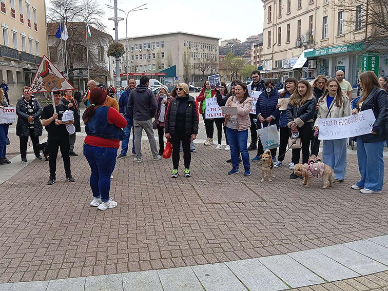 Общонационален протест в защита на животните събра десетки хасковлии