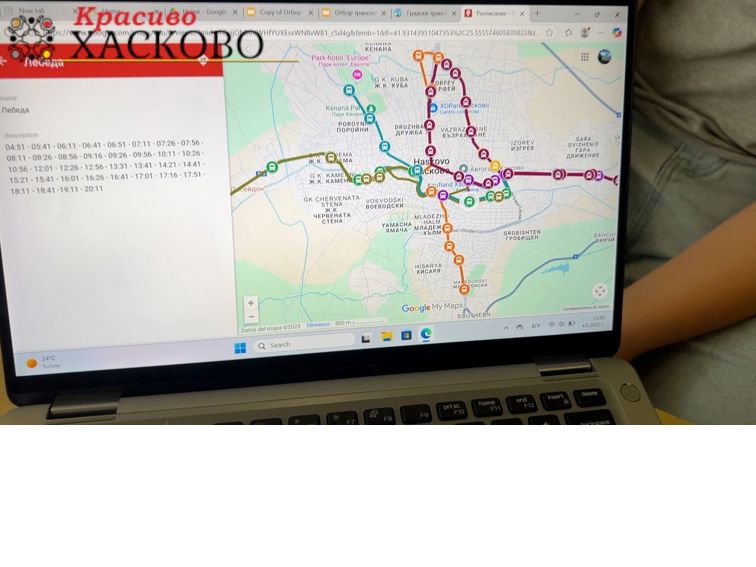 Ученик създаде карта на градския транспорт в Хасково! Тя бе част от научния фестивал Sci-High.