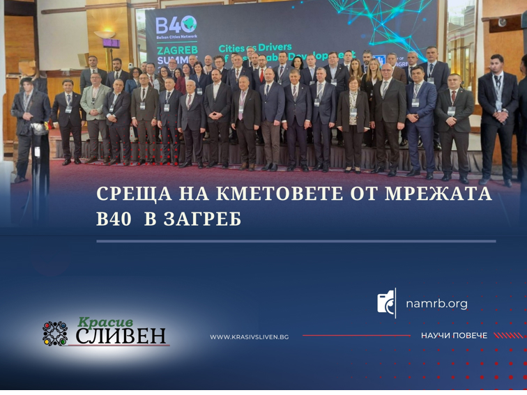 Сливен в мрежата на балканските градове B40