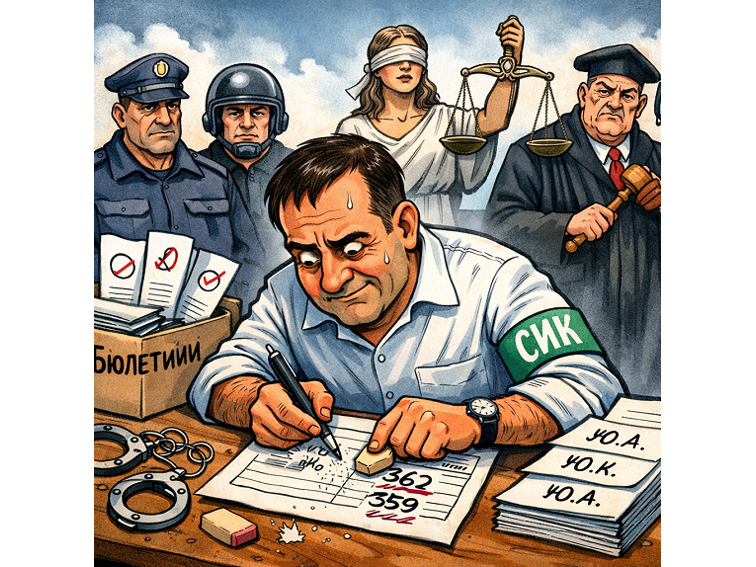 Секретар на СИК отива на съд заради манипулирани изборни данни