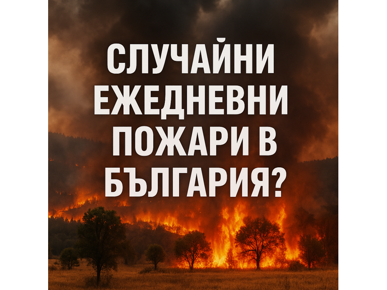 Случайни ежедневни пожари в България — или поредната "невидима" политика?