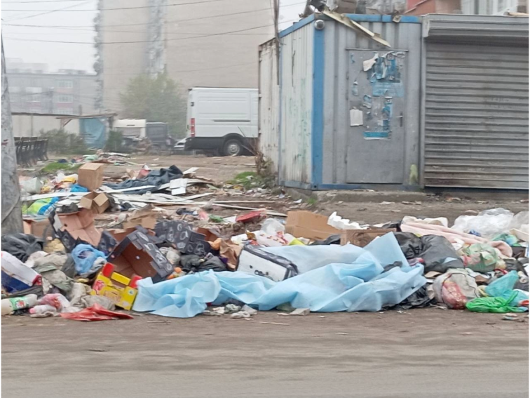 На улица “Крайна” е безкрайно сметище