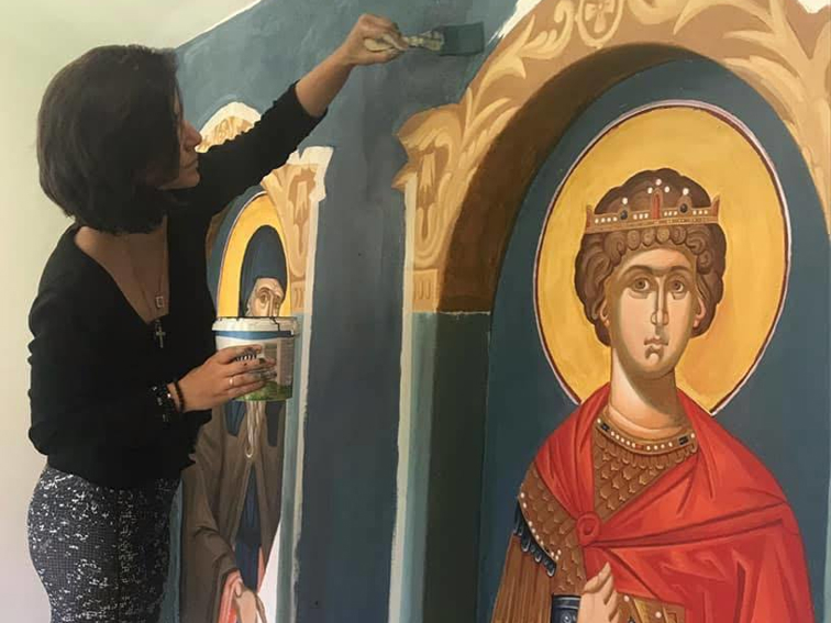 Дар от Бога – младата иконописка Христина Иванова от Айтос