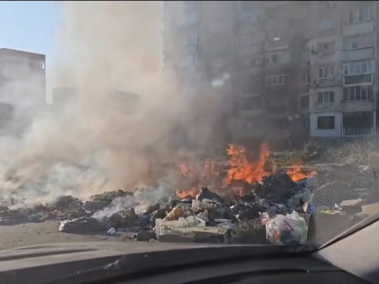  Пожари в “Столипиново” замърсяват въздуха на Пловдив