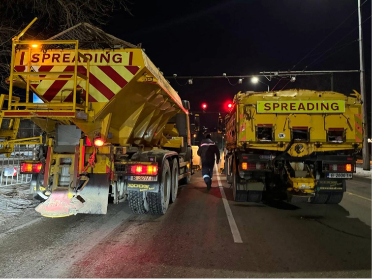 Община Варна предприема мерки за предотвратяване на заледявания по основните пътни артерии