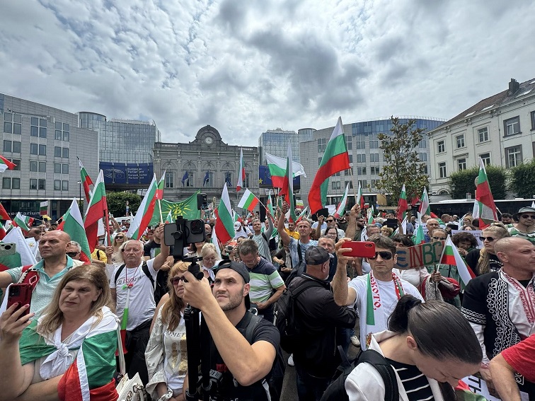 Протестът в Брюксел в подкрепа на лева и срещу корупционния модел на управление в България - равносметка